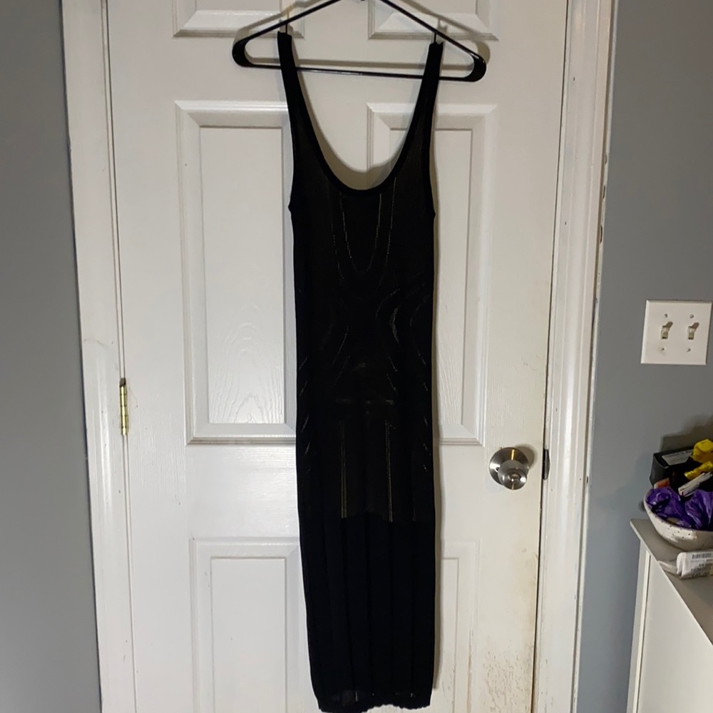 Black tank dress